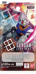 JAPANESE Gundam Card Game - GD01 Newtype Rising Booster PACK